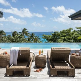 The Sunset residence at Kokomo Island Fiji.