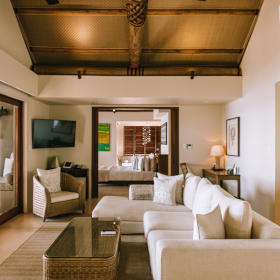 The three bedroom sunrise villa at Kokomo Island Fiji.